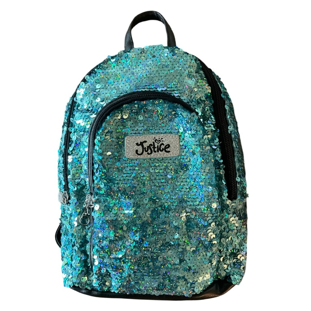 Justice All Over Sequins Mini Backpack